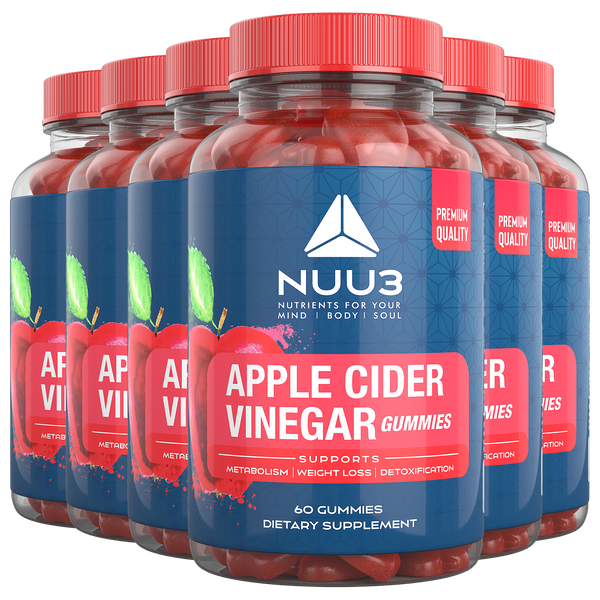 6 Bottles  of Nuu3 ACV Gummies - Nuu3