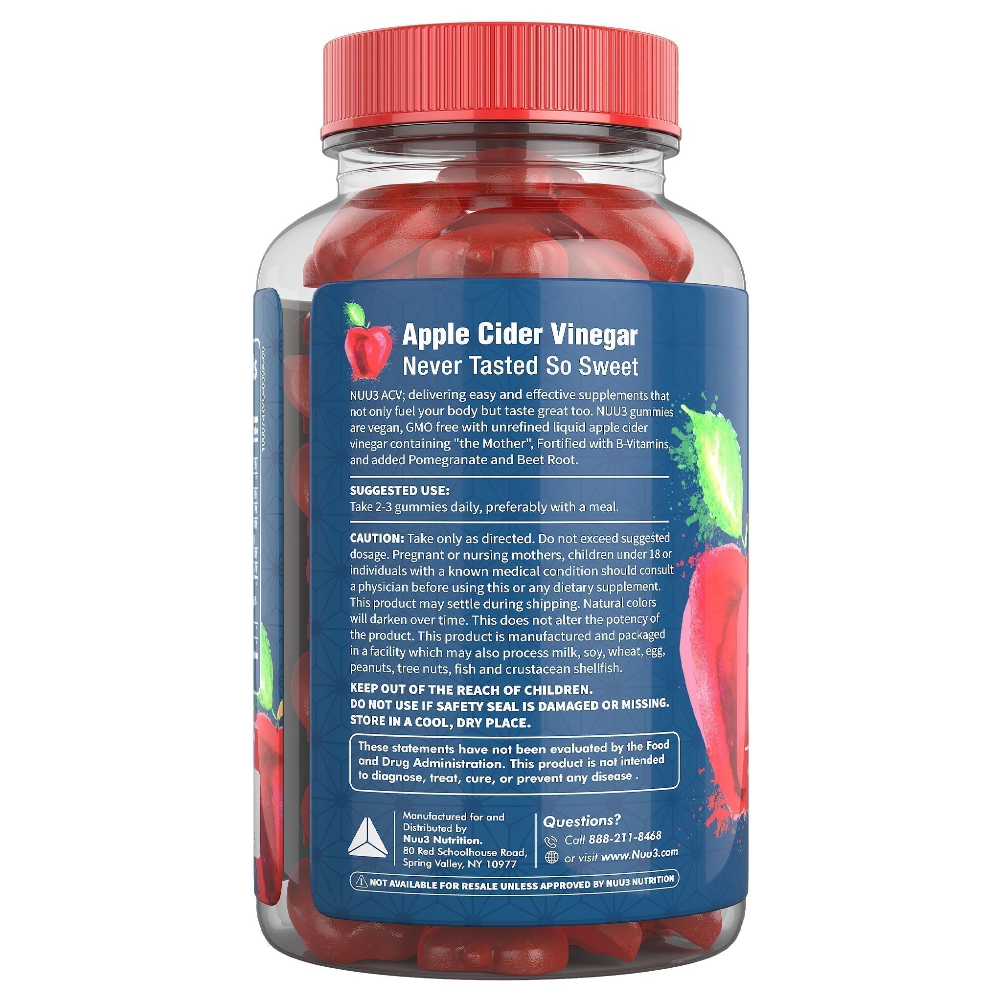 Apple Cider Vinegar Gummies - Nuu3