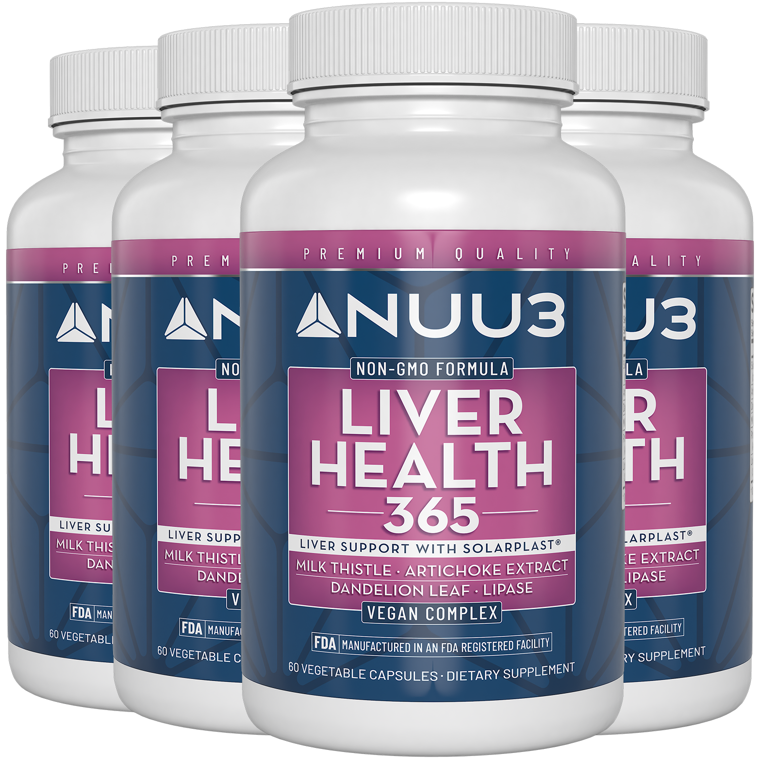 4 Bottles of Liver Health 365 - Nuu3