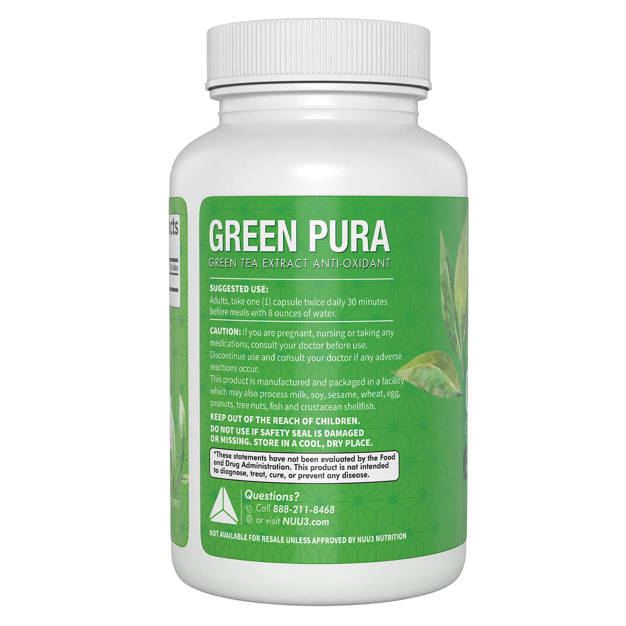 Green Pura - Green Tea Extract (Valued $29) - Nuu3