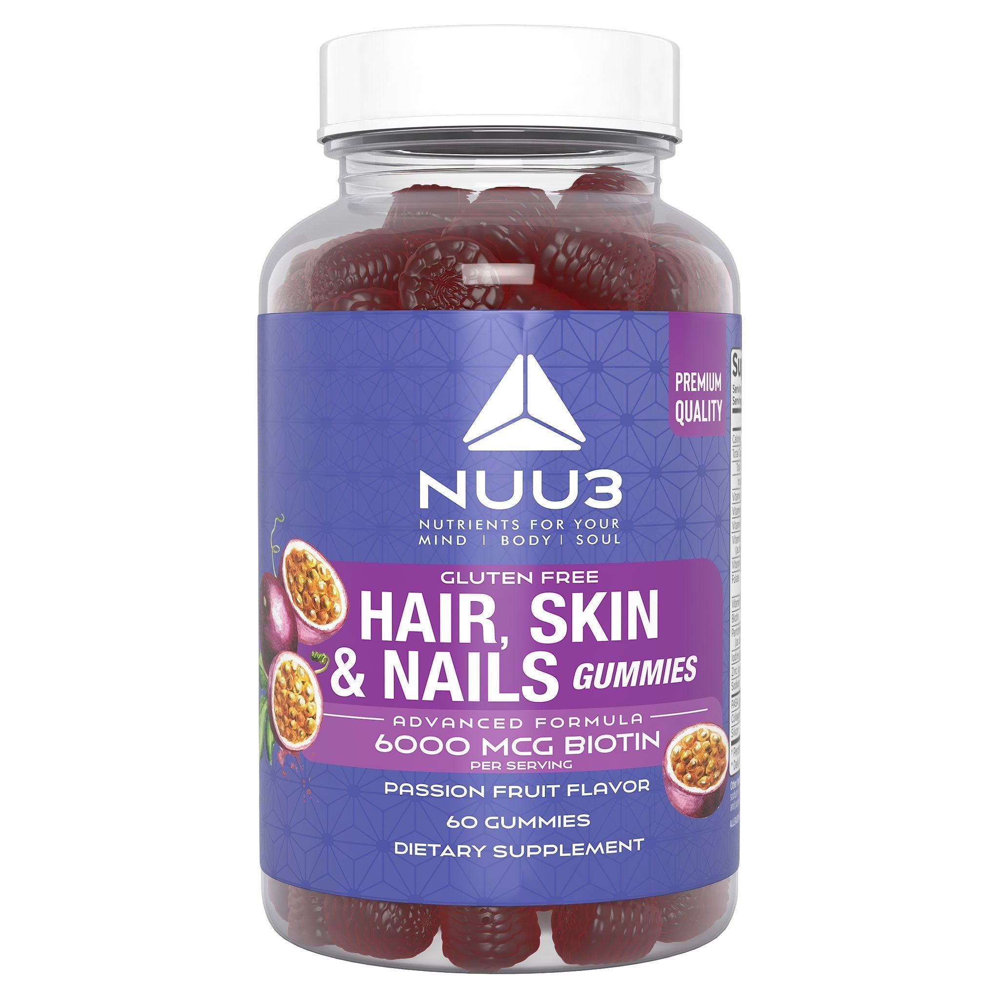 Hair, Skin & Nails Gummies - Nuu3