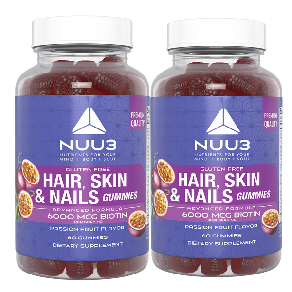 Hair, Skin, and Nails Gummies Upsell - Nuu3