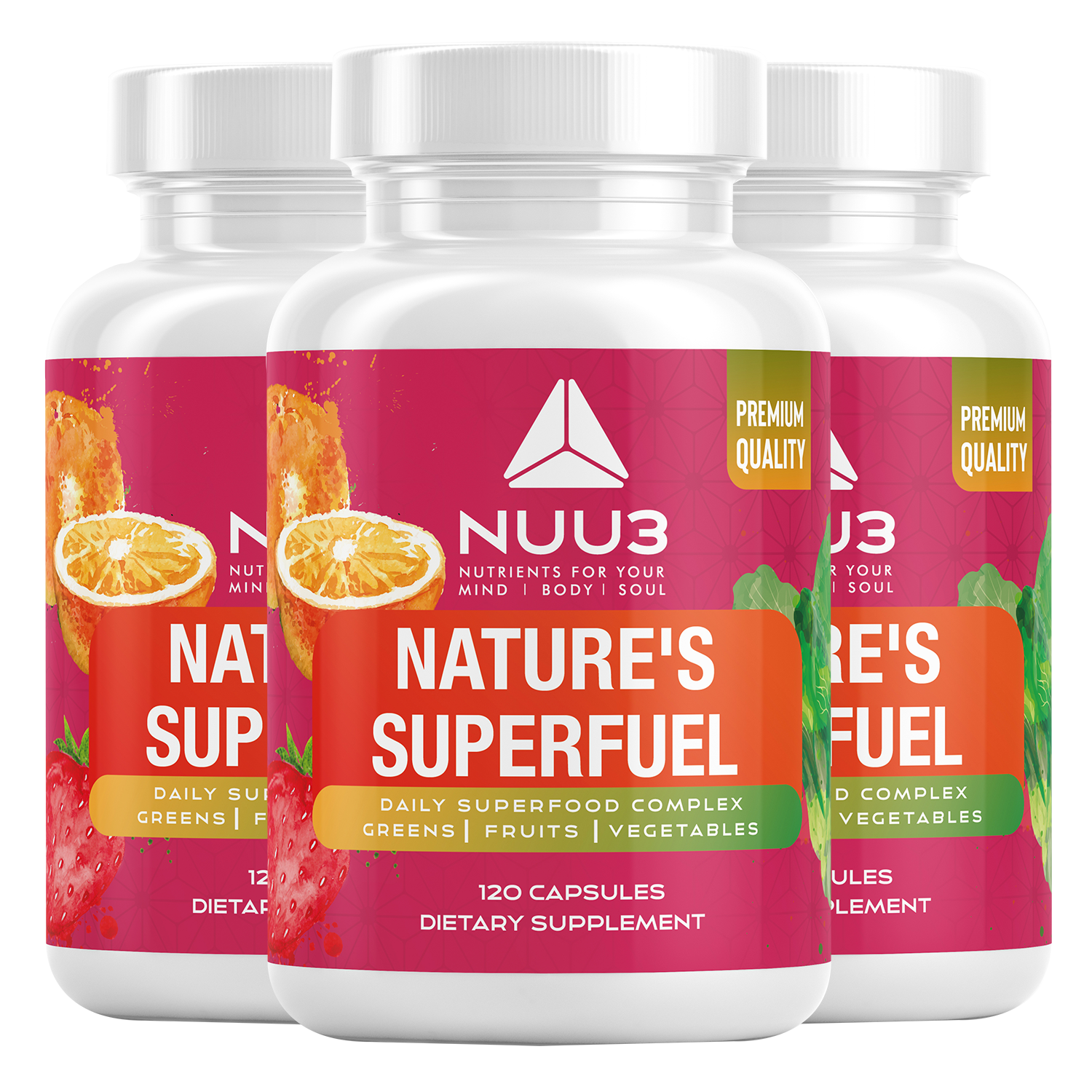 Nuu3 Nature's Superfuel 3 Bottles - Nuu3