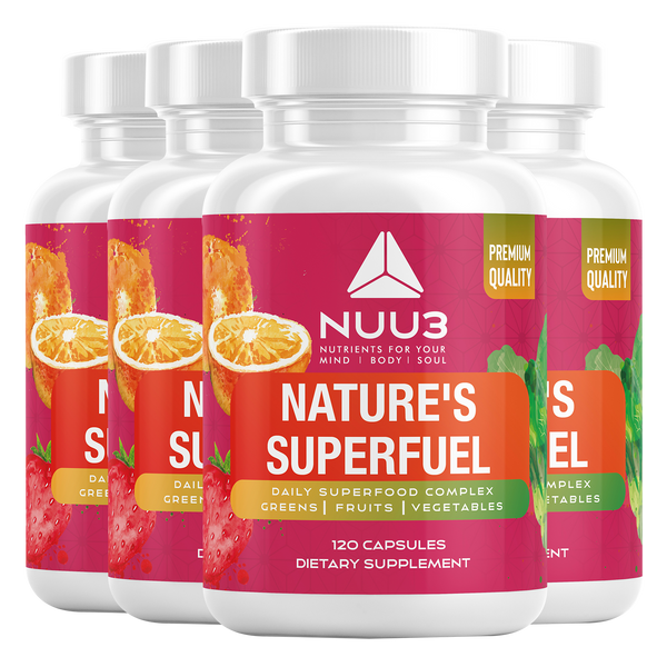 Nuu3 Nature's Superfuel 4 Bottles - Nuu3