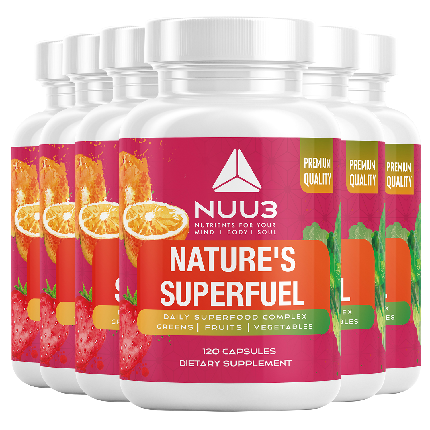 Nuu3 Nature's Superfuel 6 Bottles - Nuu3